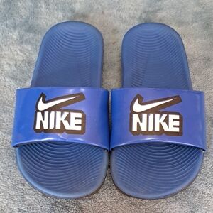 Nike Royal Blue Slide Sandals